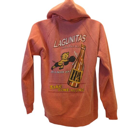 Lagunitas IPA Hoodie Independent Trading Co Mens Small Full Zip Beer Graphic - Picture 9 of 16